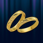 Желтое Золото Кольцо Обручальное