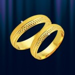 желтое золото обручальное кольцо