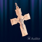 Крест православный нательный золотой
